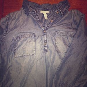 Liz Lange Maternity jean tunic